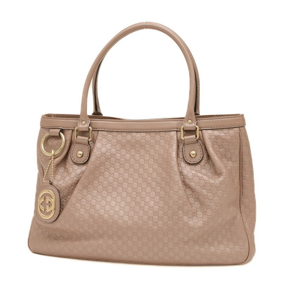 Gucci Sukey Pink Leather ssima Micro Tote Bag - Picture 1 of 6